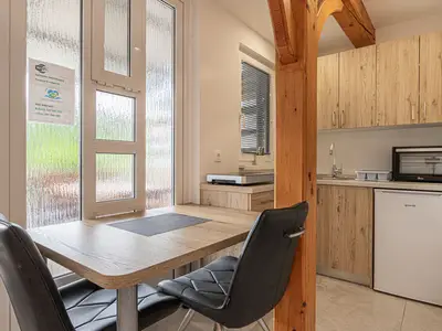 Küche und Essbereich