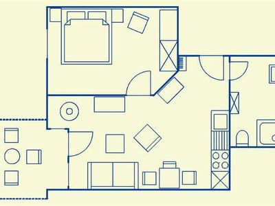 Appartement für 2 Personen (32 m²) in Ahlbeck 9/9