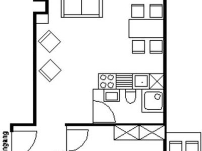 Appartement für 3 Personen (48 m²) in Ahlbeck 6/7