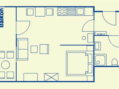 Appartement für 2 Personen (34 m²) in Ahlbeck 6/6