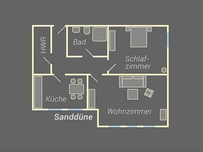 Appartement für 4 Personen (58 m²) in Ahlbeck 10/10