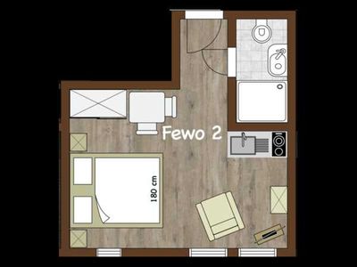 Appartement für 2 Personen (17 m²) in Ahlbeck 9/9