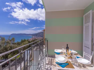 Terrasse mit wunderschönem Meerblick