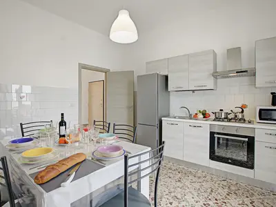 Küche und Essbereich