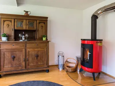 Kaminofen im Wohnbereich