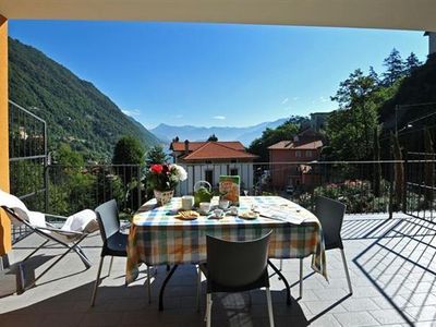 Ausblick von der privaten Terrasse