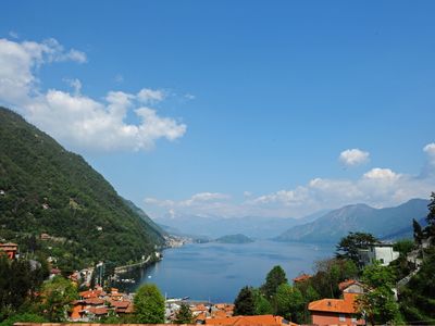 Atemberaubende Ausblick über den Comer See richtung Norden