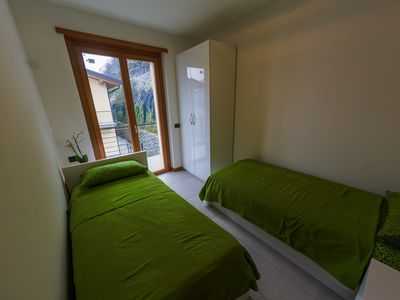 Schlafzimmer mit 2 Einzelbetten