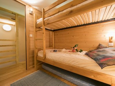 Zweites Schlafzimmer mit Hochbett