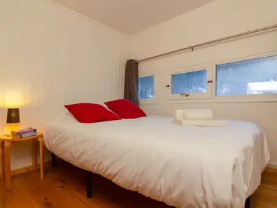 Schlafzimmer 2 mit einem Doppelbett