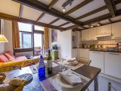 Küche und Essbereich