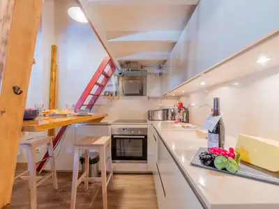 Küche und Essbereich