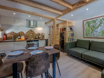 Küche und Essbereich