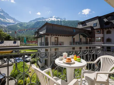 Privaten Balkon mit Ausblick