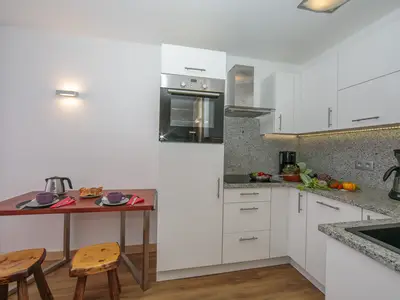 Küche und Essbereich