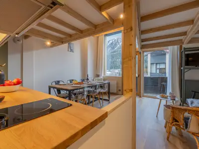 Küche und Essbereich