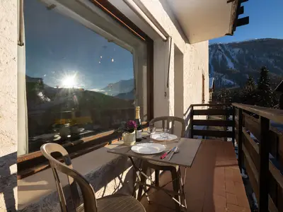 Schöne Aussicht vom Balkon