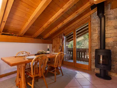 Zugang zum Balkon vom Essbereich