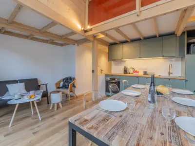 Küche und Essbereich