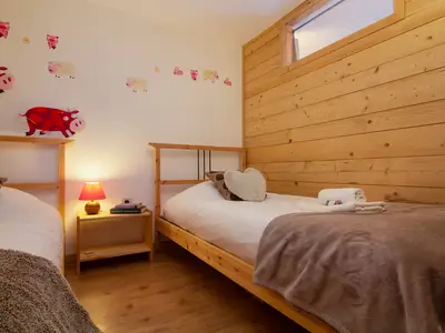 Schlafzimmer 2 mit zwei Einzelbetten