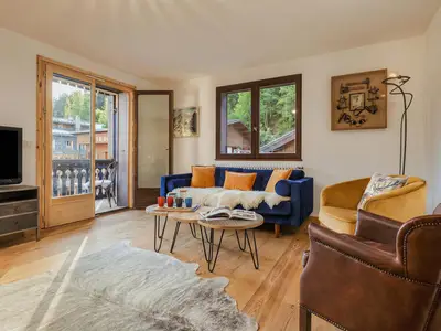 Gemütlicher Aufenthaltsraum mit HDTV