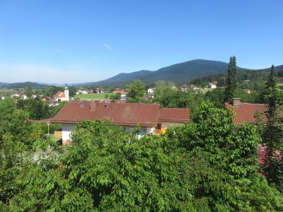 Ausblick vom Balkon