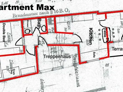 Grundriss Apartment Max