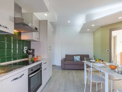 Küche und Essbereich