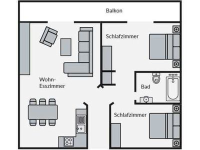 Appartement für 6 Personen (89 m²) in Baabe 9/10