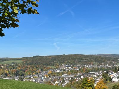 Schieferpfad: Blick auf Bad Berleburg