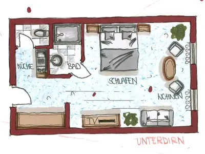 Appartement für 2 Personen in Bad Birnbach 4/4