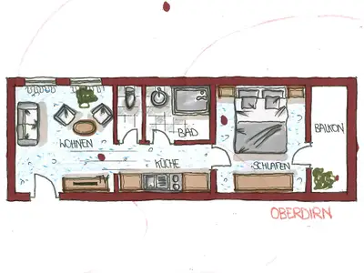 Appartement für 2 Personen in Bad Birnbach 4/4