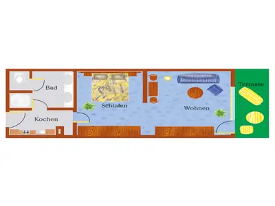 Appartement für 4 Personen (50 m²) in Bad Birnbach 3/3