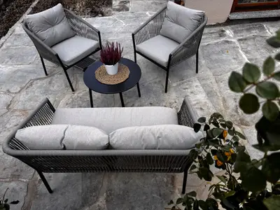 Terrasse Apartment Auszeit