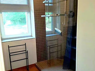 Das Hauptbad - die Dusche