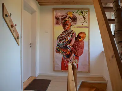 Der Hausflur im ersten Obergeschoss.