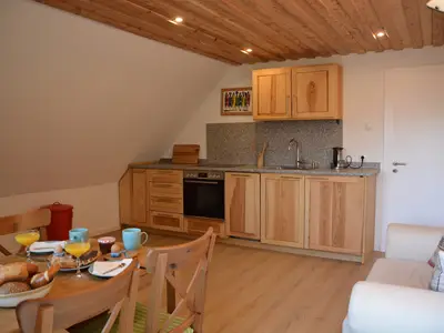 Die Wohnküche in der Frankenwaldoase 2.