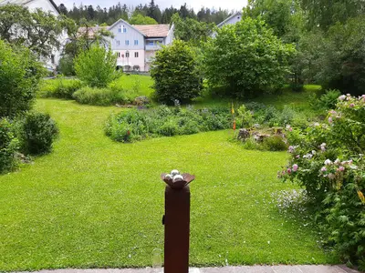 Blick vom Balkon