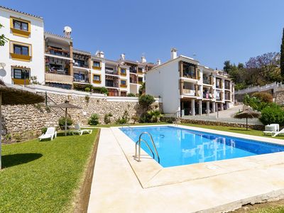 Wunderschöne andalusische Poolanlage in Benalmadena