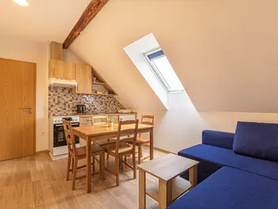 Küche und Essbereich