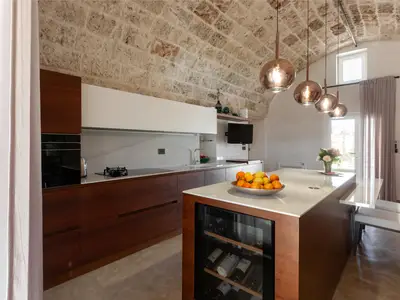 Küche und Essbereich