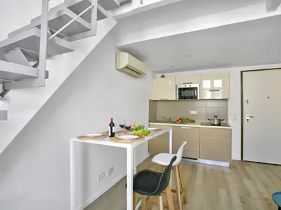 Küche und Essbereich