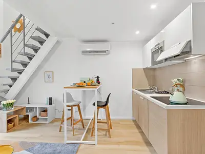 Küche und Essbereich