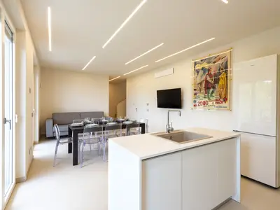 Küche und Essbereich