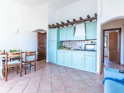 Küche und Essbereich