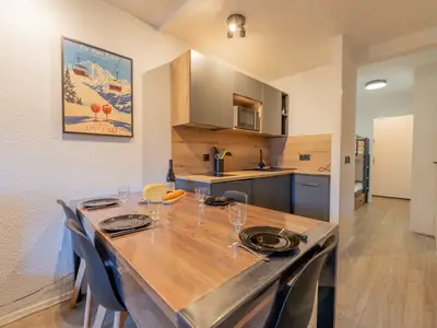 Küche und Essbereich