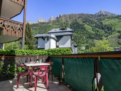 Toller Blick auf die Berge vom Balkon