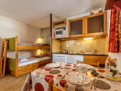 Praktische Wohnung mit Etagenbetten