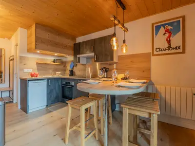 Küche und Essbereich