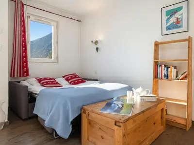 Wohnzimmer mit Doppelschlafcouch